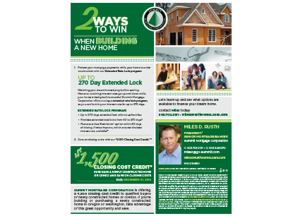 Miles D. Rusth - 2 Ways to Win When Building a New Home