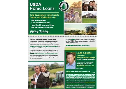 Miles D. Rusth - USDA Home Loans
